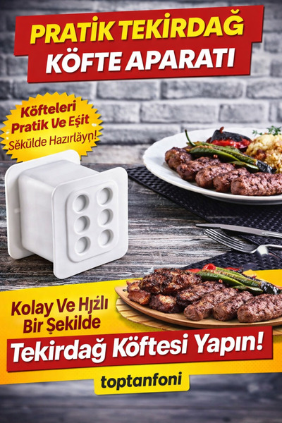 TOPTANFONİ جهاز كرات اللحم Tekirdağ، قالب كرات اللحم من البلاستيك الصلب من ال...