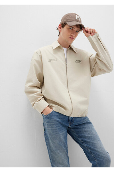 Mavi Λευκό ανδρικό μπουφάν M0211690-70065