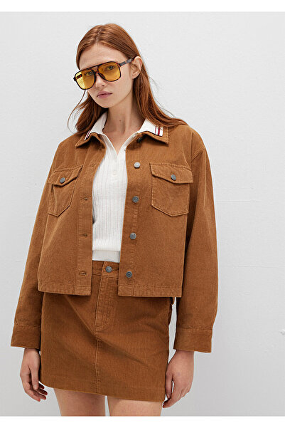 Mavi Brown Velvet Shirt Loose Fit / Relaxed Fit 1211405-91393