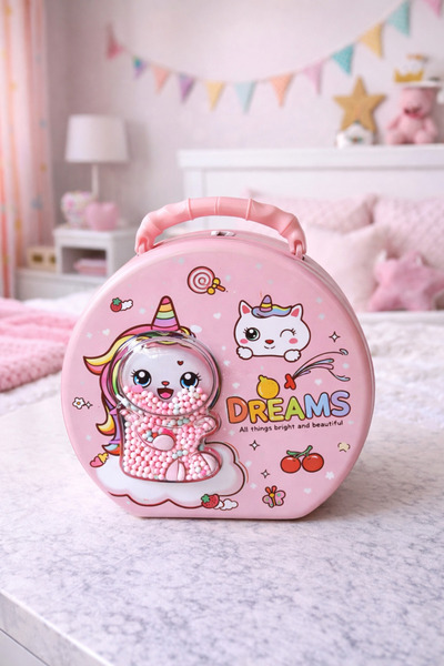 Janset بنك بيجي معدني، بنك بيجي وحيد القرن وردي