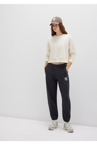 Mavi Logo Schwarze Jogginghose 1011032-900