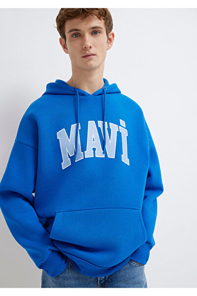 Mavi Logo Printed Hooded Sweatshirt 067149-81330