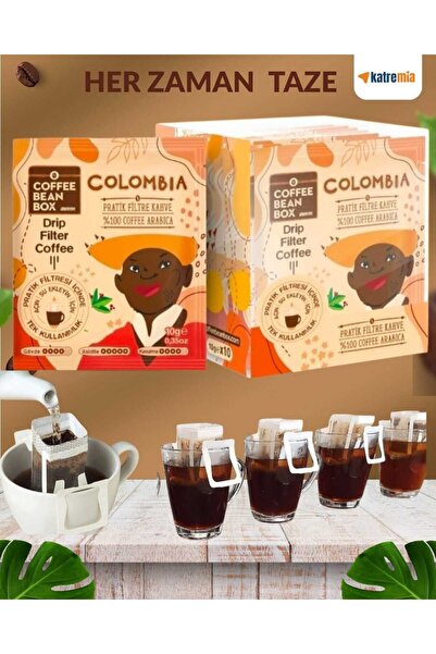 Altıntelve Colombia Pratik Filtre Kahve 10 gr X 10 Adet Aç-iç-at