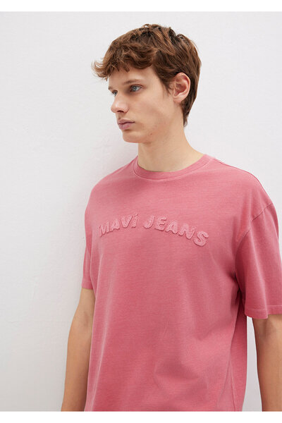 Mavi Rosa T-Shirt mit Jeans-Print, Loose Fit / Boler, bequemer Schnitt 061295...