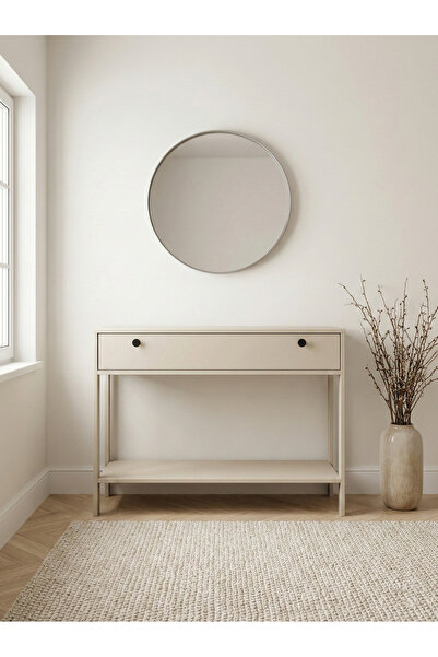 Deco modul Afgan Dresuar | Kumsal Renk - Kapaklı (ürün üzerindeki ayna dahil ...