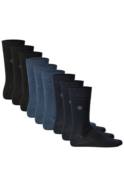 Tom Tailor 9er Pack Herren Socken - Basic, einfarbig