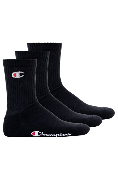 Champion Unisex Schwarz 3 Socken