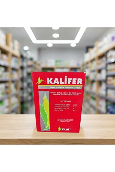 karaoğlan tarım Suda Eriyen Demir Şelatı-eddha Kalifer 1 Kg %8-çinko %2 Meyve...