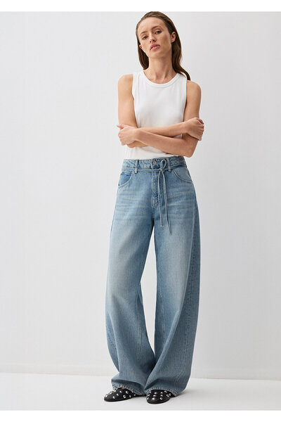 Mavi Pantaloni de jeans albastru indigo cu umbră iconică Siena 1010763-89246