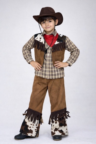 Herkese Kostüm Amerika Ülke Kovboy Erkek Çocuk Kostümü