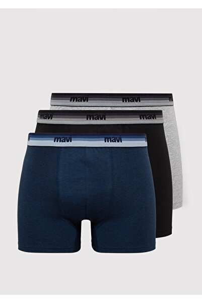 Mavi 3lü Basic Boxer 0910620-83900