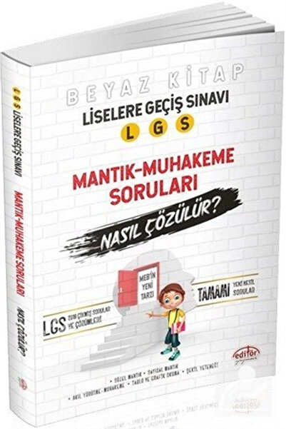 Editör Yayınevi Lgs Mantık Muhakeme Soruları Nasıl Çözülür?