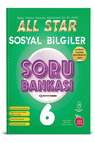 Newton Yayınları Newton 6.Sınıf All Star Sosyal Bilgiler Soru Bankası Yeni
