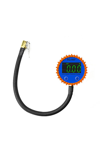 Choice مقياس ضغط الإطارات CSLG-04 للسيارات والدراجات النارية، نطاق الضغط من 0...