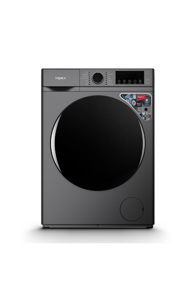 İMPEX غسالة ملابس أمامية التحميل سعة 10 كجم طراز WM1000FS - رمادي