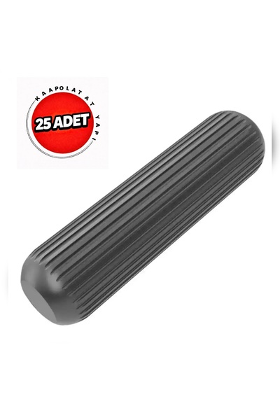 KarapolatYapı Plastik Kavela Siyah 8x30mm 25 Adet