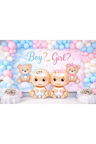 BKMC PARTY SET DE PETRECERE PENTRU DEFINIREA SEXULUI, DECOR LUXOS PENTRU PETR...