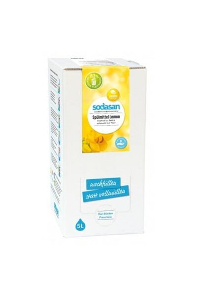 JollyMag Detergent vase lichid bio lamaie 5L SODASAN