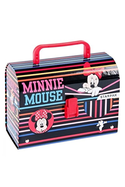 JollyMag Geanta gradinita cu maner, Multicolor, Minnie Mouse, 20 x 14.5 x 8 -...