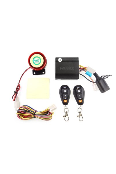 AMIO Alarma motocicleta cu functie "pornire motor" telecomenzi MCA14