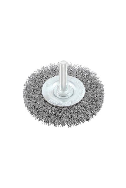 beorol Perie de sârmă de oțel, circulară, cu tijă, 75 mm,