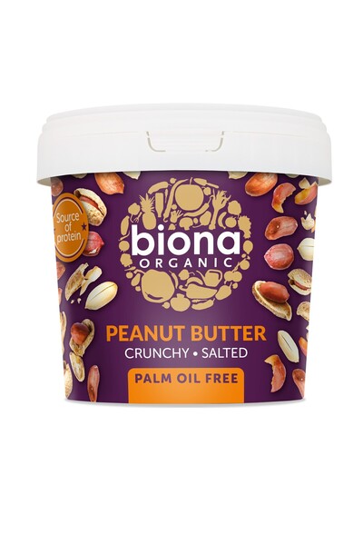 biona Unt de arahide crocant 1kg -