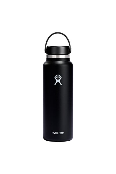 Hydro Flask Termos, oțel inoxidabil, 1,18 l, „gură largă”, negru - Hydro Flask