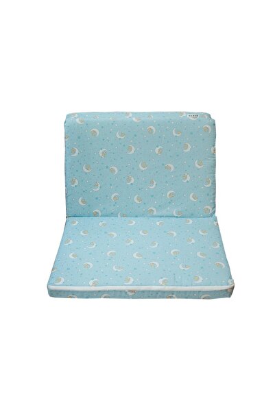 JollyMag Saltea Pliabila copii MyKids Spuma Poliuretanica (Burete) Albastra