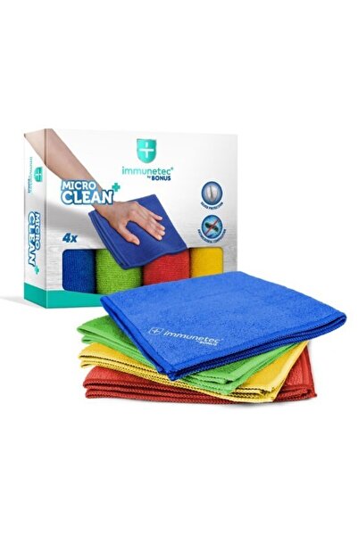 Gimihome Set 4 lavete microfibra, Microclean Immunetec, BONUS, B785