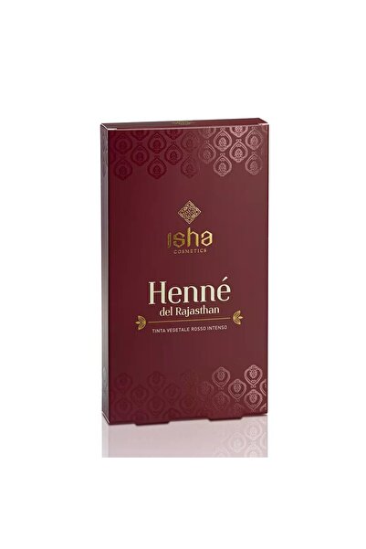 isha Henna Rajasthan Roșu Intens, 100 g,