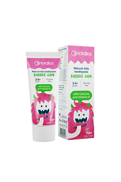 Nordics Pastă de dinți pentru copii gumă de mestecat 50ml