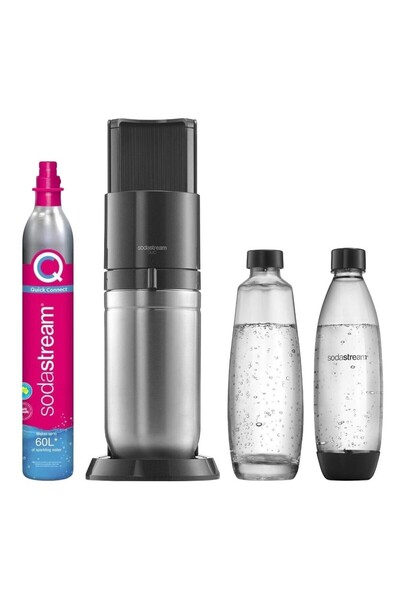 sodastream Duo, cu 2 sticle incluse, negru metalizat