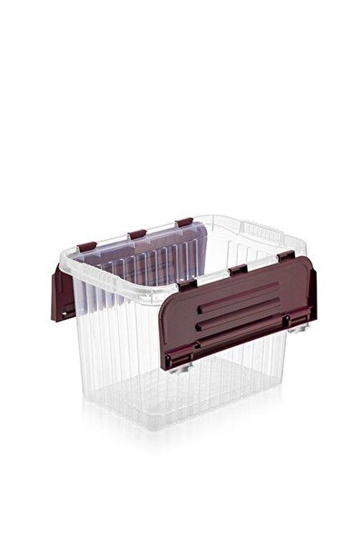 OEM Cutie de depozitare 16 L cu capac integrat, plastic transparent