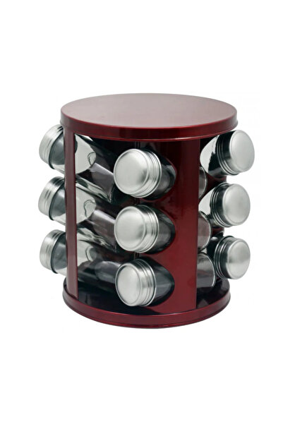 JollyMag Set condimente 12 piese, recipiente din sticla cu capac din inox, V5...