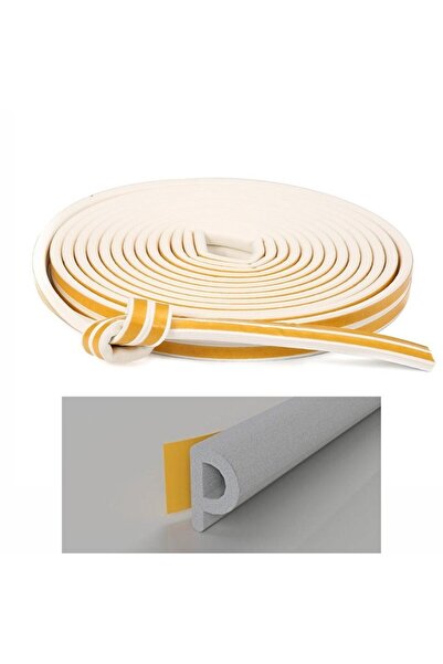 JollyMag Set of 3, Self-adhesive tape for sealing doors and windows, P-profil...