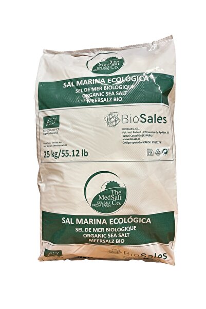 JollyMag Nou Sare de mare grunjoasa bio 25 KG The MedSalt Co