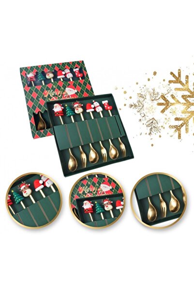 JollyMag Set tacamuri pentru Craciun, 6 tacamuri, figurine cu tematica magica...