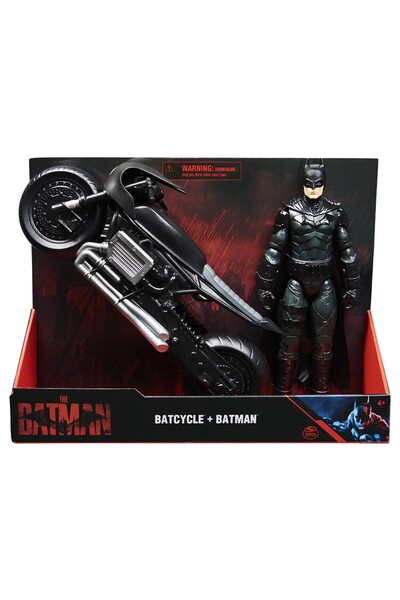 Batman BATMAN FILM MOTOCICLETA LUI BATMAN SI FIGURINA BATMAN 30CM
