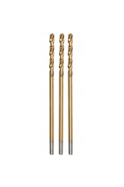 jufisto Metal Drill Bit, Titanium Nitride, 3 pcs, 1.5 mm,