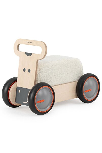 MAMATOYZ Ride-on Toy Car, Walker, and Toy Stroller DriveMe Soft Cow - Wooden ...