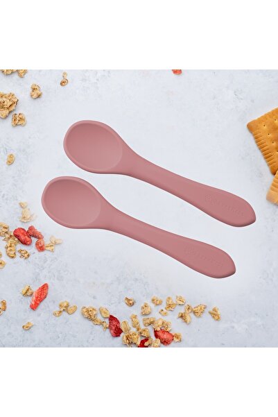 APPEKIDS Set Lingurite din silicon, - Old Rose