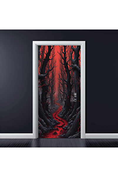 JollyMag Folie imprimata color pentru decor Usa, dimensiune 200 x 90cm, model...