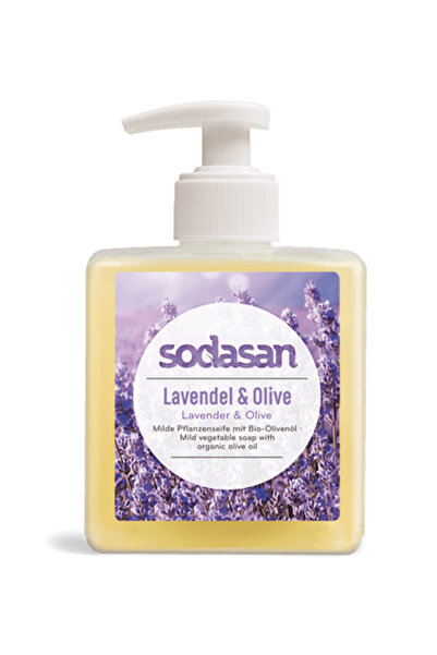 Sodasan Sapun lichid gel de dus bio lavanda masline 300ml SODASAN