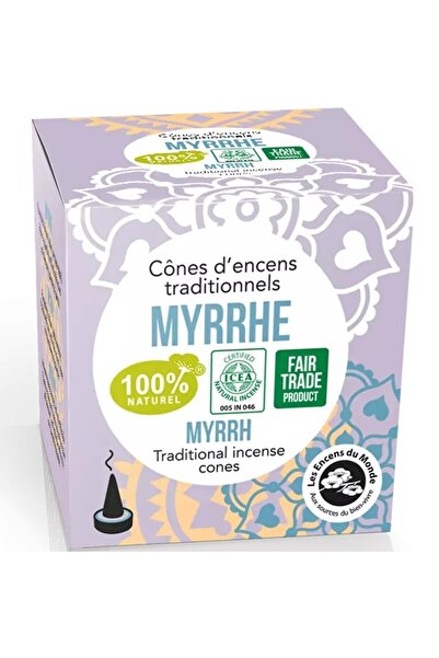 Aromandise Conuri de tămâie - Smirnă, Indiană, 12 buc.