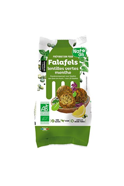 JollyMag Mix pentru falafel fără gluten cu linte, 150 g, Nat-ali