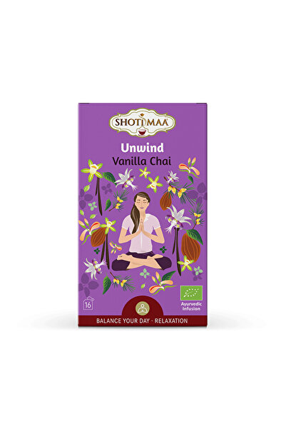 Shotimaa Ceai Echilibrează-ți Ziua - Chai relaxant cu vanilie bio 16 zile