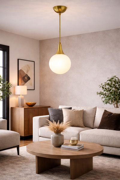 Apliqa Lustra HubRom, DAMLA 3062-1750-1D-FR 15x70 cm 1xE27-60W Antiq