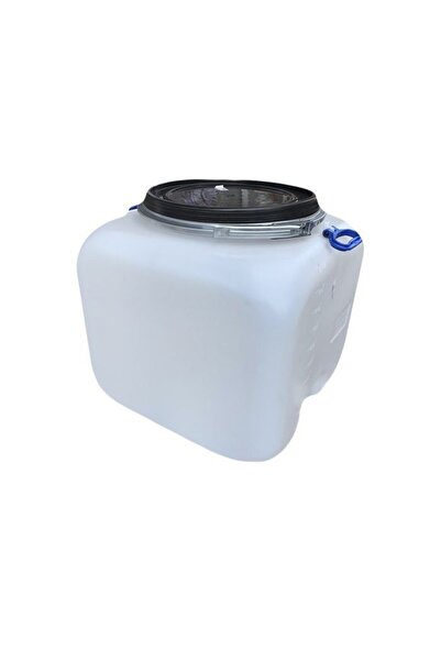 sterk Bidon 100 liters, square with metal ring, Plastic 50 x 50 x 50 cm