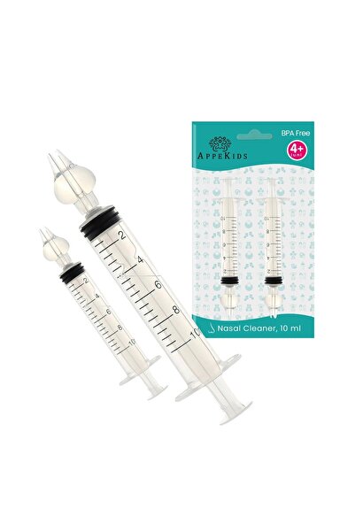 JollyMag Set 2 seringi pentru lavaj nazal, APPEKIDS, 10ml, 4Luni+