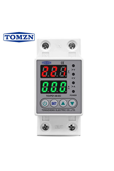 Choice3 جهاز حماية من الجهد الزائد والناقص قابل للتعديل من نوع 2P VA L N 230V...